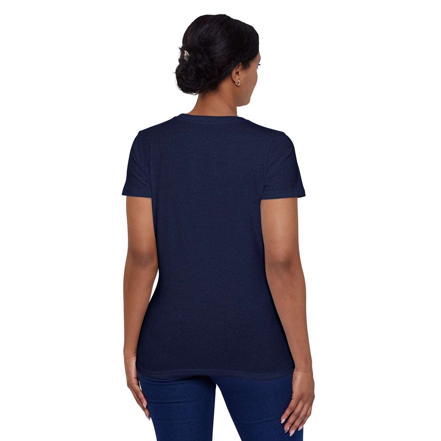 Sleepy Spud Potato Scoop Neck Tee — Cute Organic Women's T-Shirt