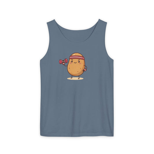 Iron Spud Potato Tank Top — Cute Kawaii Eco-Friendly Workout Shirt