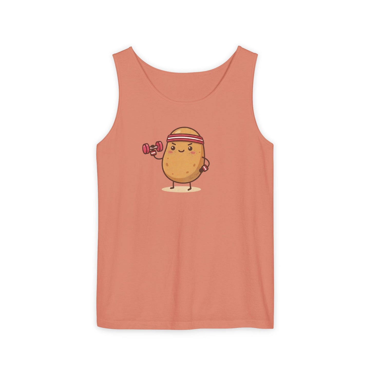 Iron Spud Potato Tank Top — Cute Kawaii Eco-Friendly Workout Shirt