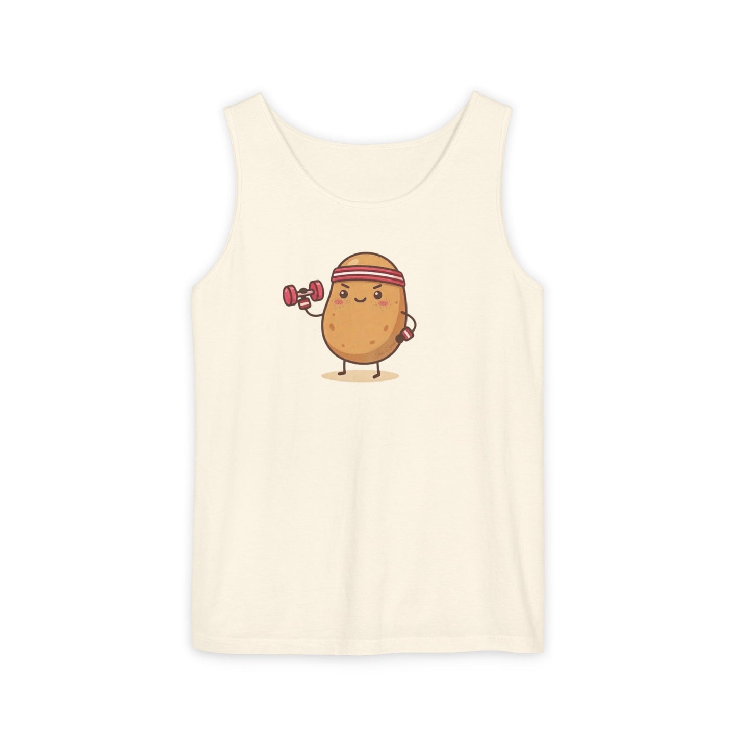 Iron Spud Potato Tank Top — Cute Kawaii Eco-Friendly Workout Shirt