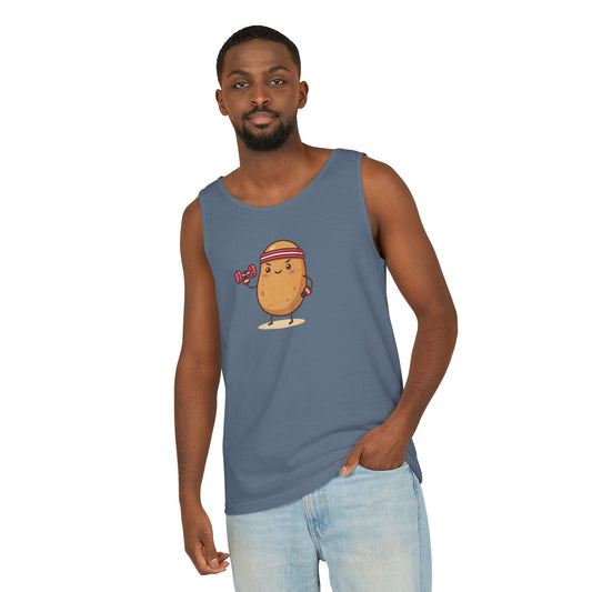 Iron Spud Potato Tank Top — Cute Kawaii Eco-Friendly Workout Shirt
