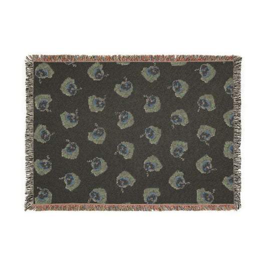 Fun Potato Stuff Sleepy Spud Woven Throw Blanket- Cute Potato Home Decor