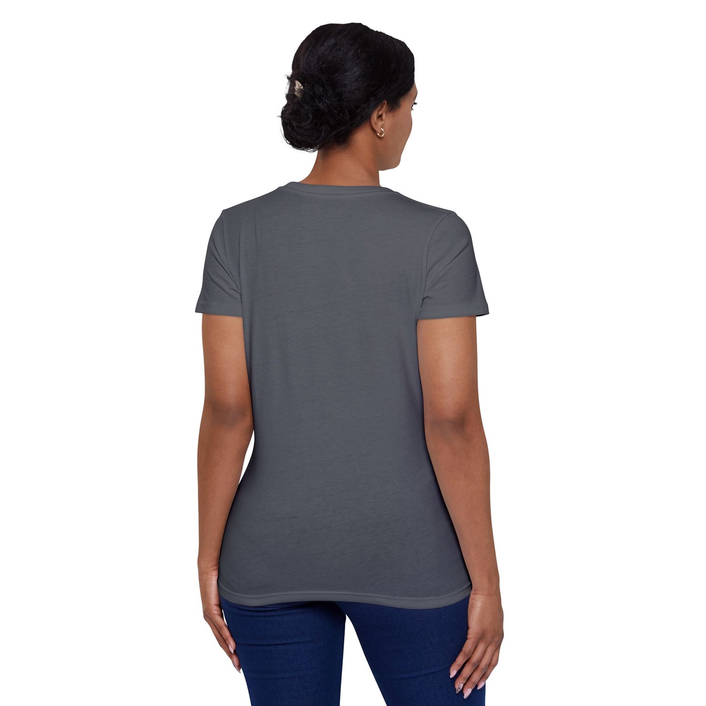 Sleepy Spud Potato Scoop Neck Tee — Cute Organic Women's T-Shirt